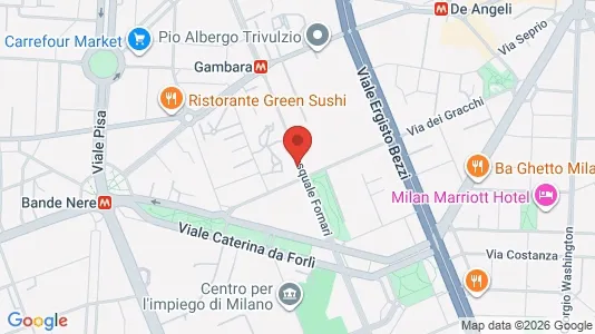 Rooms for rent i Milano Zona 6 - Barona, Lorenteggio - kort over placeringen