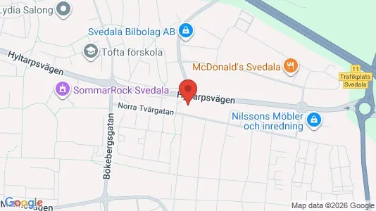 Apartments for rent i Svedala - kort over placeringen