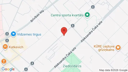 Apartments for rent i Riga Centrs - kort over placeringen