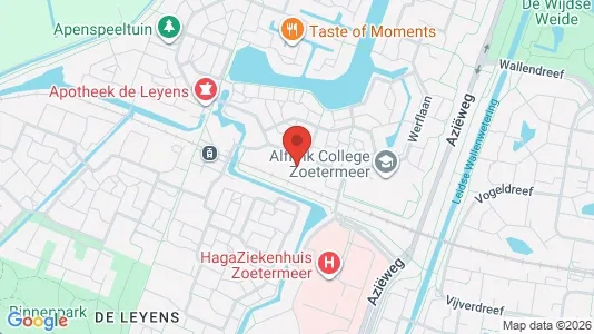 Apartments for rent i Zoetermeer - kort over placeringen