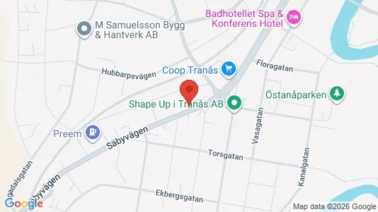 Apartments for rent i Tranås - kort over placeringen