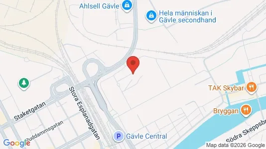 Apartments for rent i Gävle - kort over placeringen