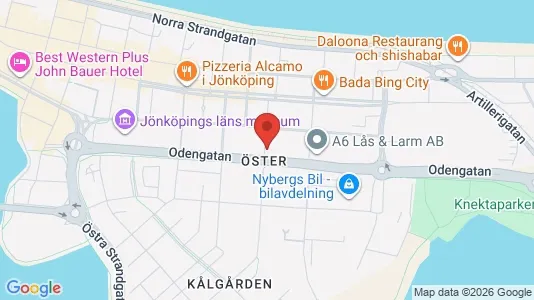 Apartments for rent i Jönköping - kort over placeringen