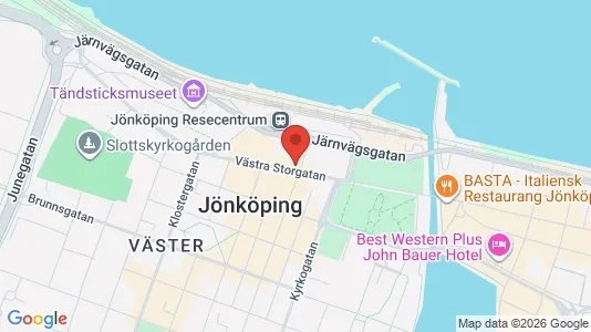 Apartments for rent i Jönköping - kort over placeringen