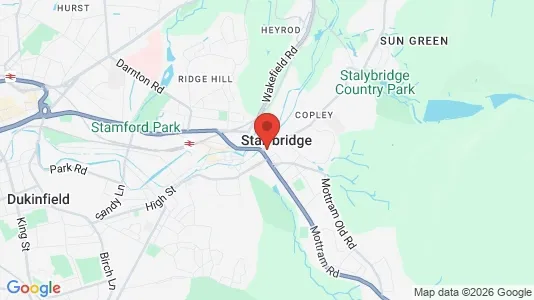 Apartments for rent i Stalybridge - Cheshire - kort over placeringen