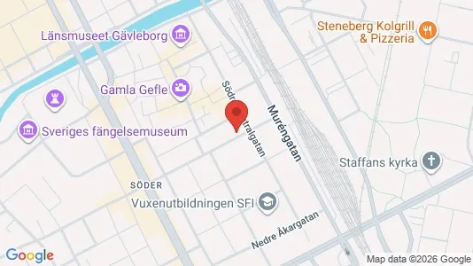 Apartments for rent i Gävle - kort over placeringen