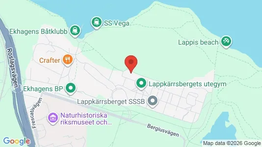 Rooms for rent i Östermalm - kort over placeringen