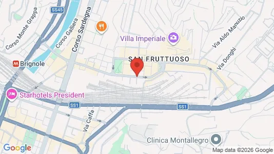 Apartments for rent i Genoa - kort over placeringen