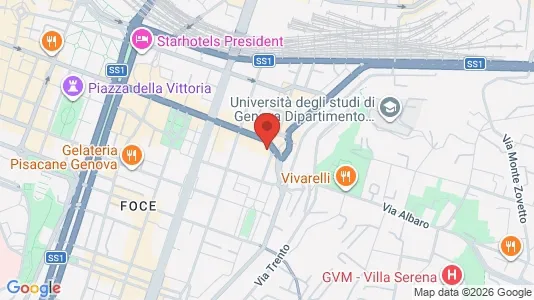 Apartments for rent i Genoa - kort over placeringen