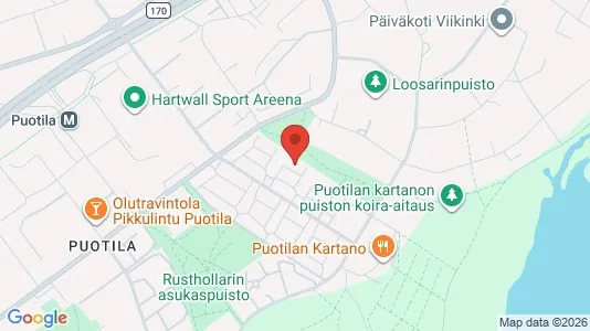 Apartments for rent i Helsinki Itäinen - kort over placeringen