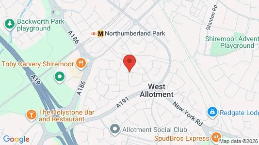 Apartments for rent i Newcastle upon Tyne - Tyne and Wear - kort over placeringen