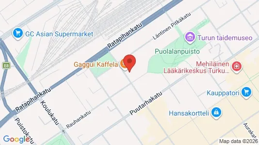 Apartments for rent i Turku - kort over placeringen
