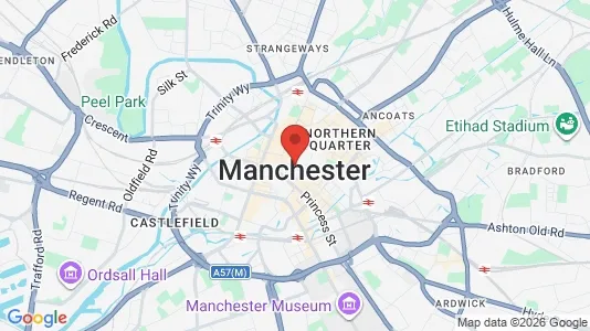 Houses for rent i Manchester - Lancashire - kort over placeringen