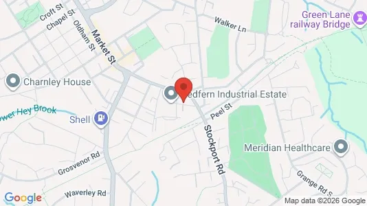 Apartments for rent i Hyde - Cheshire - kort over placeringen