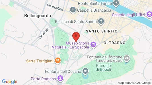 Apartments for rent i Florence - kort over placeringen