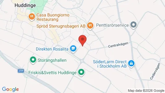 Apartments for rent i Huddinge - kort over placeringen