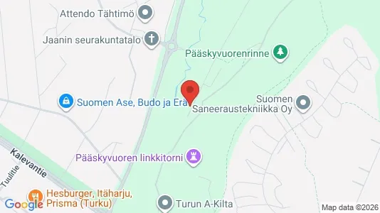Apartments for rent i Turku - kort over placeringen