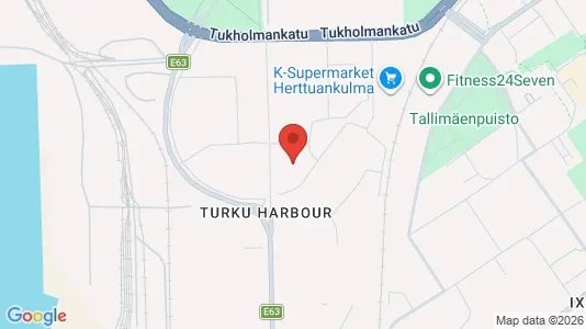 Apartments for rent i Turku - kort over placeringen
