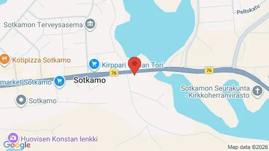 Apartments for rent i Sotkamo - kort over placeringen