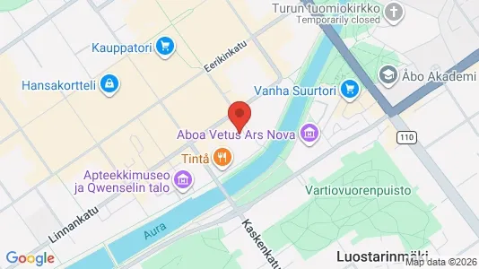 Apartments for rent i Turku - kort over placeringen