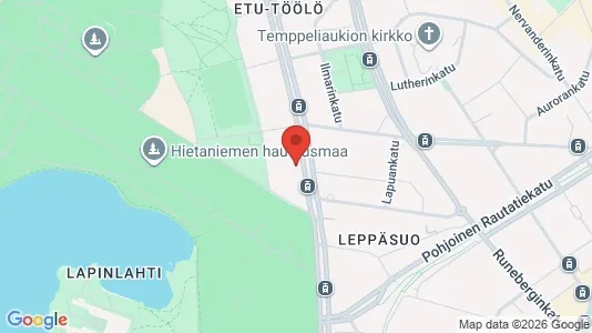 Apartments for rent i Helsinki Eteläinen - kort over placeringen