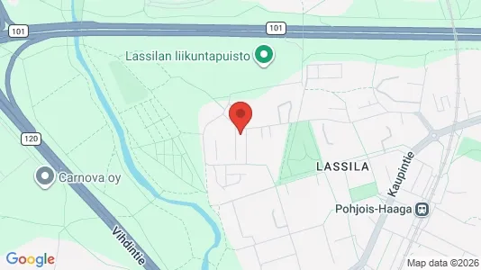 Apartments for rent i Helsinki Läntinen - kort over placeringen