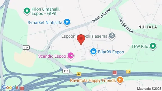 Apartments for rent i Espoo - kort over placeringen