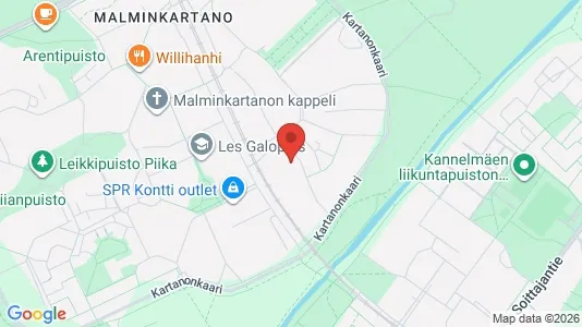 Apartments for rent i Helsinki Läntinen - kort over placeringen