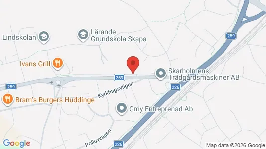 Apartments for rent i Huddinge - kort over placeringen