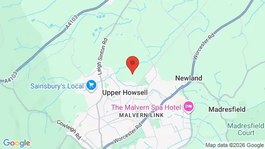 Apartments for rent i Malvern - Worcestershire - kort over placeringen