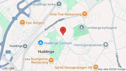 Apartments for rent i Huddinge - kort over placeringen
