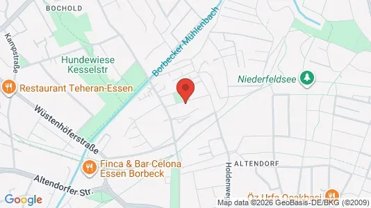 Apartments for rent i Essen - kort over placeringen