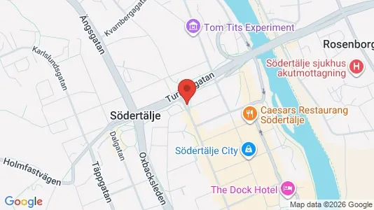 Apartments for rent i Södertälje - kort over placeringen
