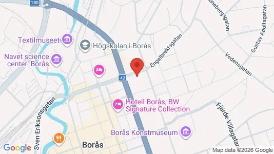 Apartments for rent i Borås - kort over placeringen