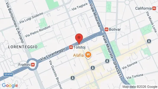 Apartments for rent i Milano Zona 6 - Barona, Lorenteggio - kort over placeringen