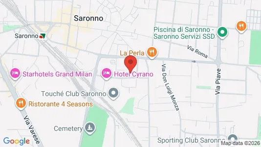 Apartments for rent i Saronno - kort over placeringen