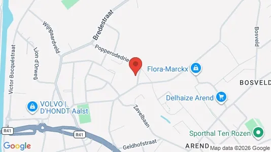 Apartments for rent i Aalst - kort over placeringen