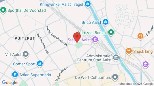 Apartments for rent i Aalst - kort over placeringen