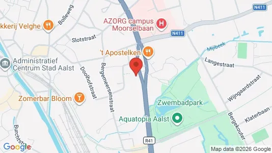 Apartments for rent i Aalst - kort over placeringen
