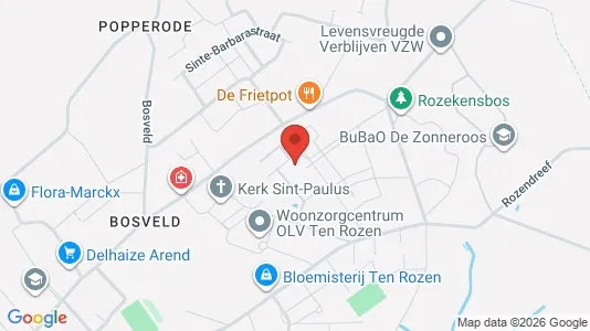 Apartments for rent i Aalst - kort over placeringen