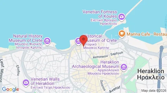 Apartments for rent i Heraklion - kort over placeringen