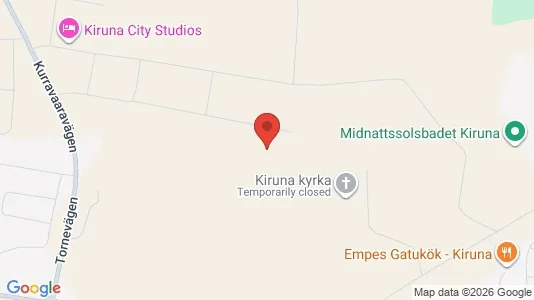 Apartments for rent i Kiruna - kort over placeringen