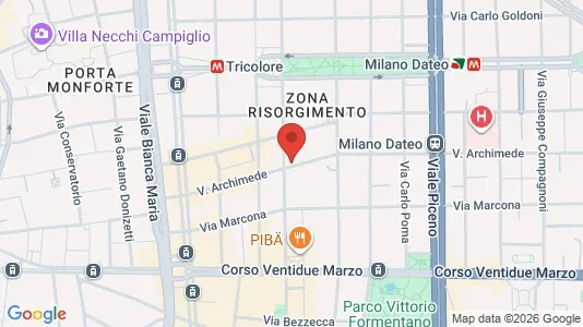 Apartments for rent i Milano Zona 1 - Centro storico - kort over placeringen