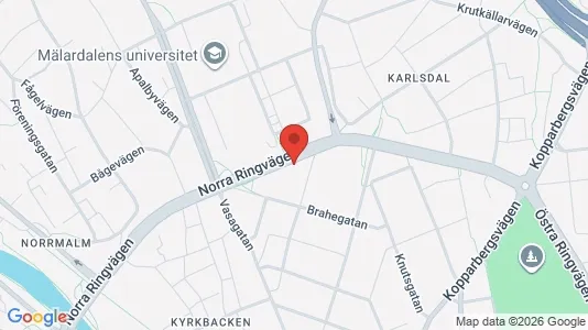 Apartments for rent i Västerås - kort over placeringen