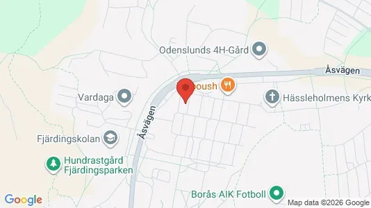 Apartments for rent i Borås - kort over placeringen