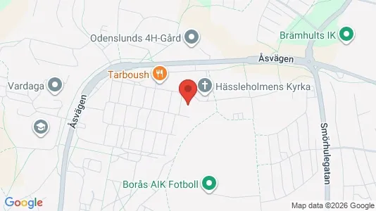 Apartments for rent i Borås - kort over placeringen