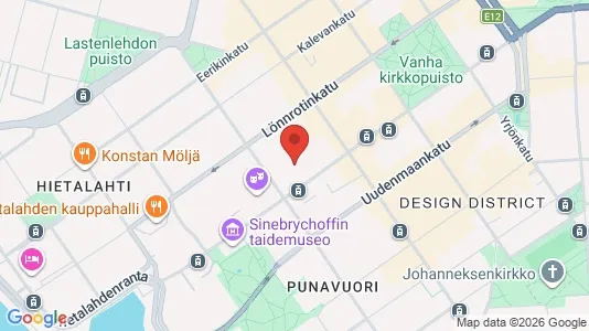 Apartments for rent i Helsinki Eteläinen - kort over placeringen