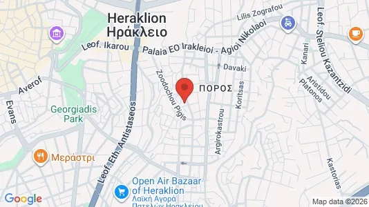 Apartments for rent i Heraklion - kort over placeringen