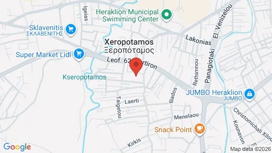 Apartments for rent i Heraklion - kort over placeringen