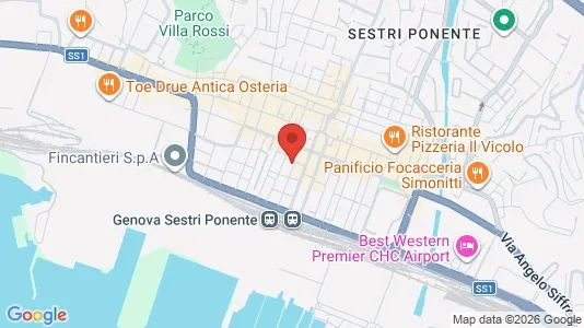 Apartments for rent i Genoa - kort over placeringen